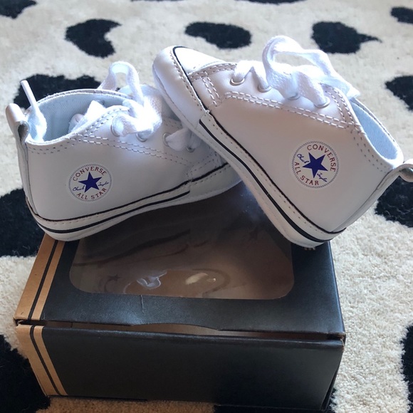 Converse Other - Brand new size 3 converse crib shoes